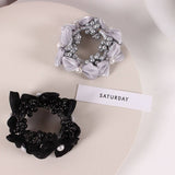 ELEGANT PEARL SATIN BOW ELASTIC HAIR TIE_CWAHA6881