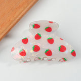 FRUIT PVC HAIR CLAW FALL WINTER HOT SELLING CLIP_CWAHA1274