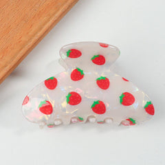 FRUIT PVC HAIR CLAW FALL WINTER HOT SELLING CLIP_CWAHA1274
