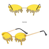 PERSONALIZED FUNNY FASHION TEARDROP SUNGLASSES_CWASG0871