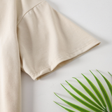 Womens Casual Oversized Tee, Crew Neck Design