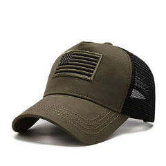 SUMMER MESH HAT EMBROIDERED BASEBALL CAP_CWAH0947