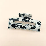 3 22 TORTOISE SHELL FLAT WOMENS HAIR CLAW CLIP_CWAHA0099