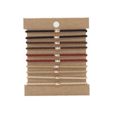 10 PIECE GRADIENT COLOR PALETTE HAIR SCRUNCHIES_CWAHA2717