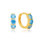 EUROPEAN AND AMERICAN COLORED GEMSTONE EARRINGS_CWAJE1765