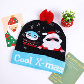 CHRISTMAS LED LIGHT GLOWING KNITTED CHRISTMAS HAT_CWAH2314