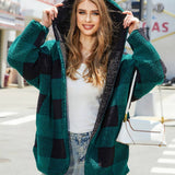 Unbuttoned Cardigan Double Fleece Coat