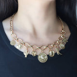 FASHION ORIGINAL DESIGN MULTI PENDANT NECKLACE_CWAJE2830