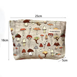 Cute Mushroom Cosmetic Bag Travel Wash Pouch_Cuab00665