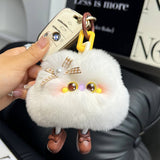 CUTE PLUSH CLOUD CAR KEYCHAIN BAG PENDANT_CWMM2585