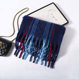 KOREAN STRIPED BRUSHED WINTER SCARF FOR WOMEN_CWASC2697