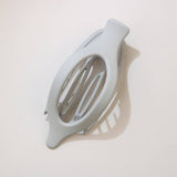 Glossy Matte Oval Hair Clip-Large Duckbill Style_Cwaha07479