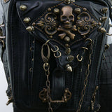 ROCK LEATHER RETRO PUNK PURSE SHOULDER BAG_CWAB0630