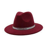 BRITISH STYLE WOOL FEDORA HAT UNISEX RETRO HAT_CWAH04391