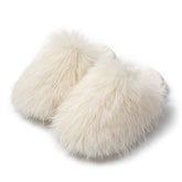 HOME FUR CAP TOE CANDY COLOR COTTON SLIPPERS_CWSHS0833