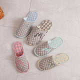 THICK COTTON PVC SOLE SILENT COUPLE SLIPPERS_CWSHF0211