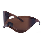 LARGE FRAME SUNGLASSES FRAMELESS CYCLINGSUNGLASSES_CWASG0636