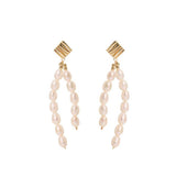 LIGHT LUXURY NATURAL PEARL EARRINGS FOR WOMEN_CWAJE3819