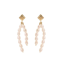 LIGHT LUXURY NATURAL PEARL EARRINGS FOR WOMEN_CWAJE3819