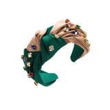 SIMPLE GEOMETRIC SQUARE COLORED DIAMOND HEADBAND_CWAHA2139