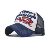 SUMMER COLOR BLOCK MESH OUTDOOR HAT TRUCKER HAT_CWAH1365