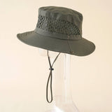 OUTDOOR SUN PROTECTION BREATHABLE VISOR BUCKET HAT_CWAH1389