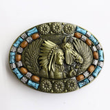 Western Retro Belt Buckle For Men_Cwabe0429