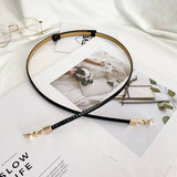 Women'S Simple Waist Slim Belt_Cwabe0653
