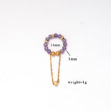 NATURAL STONE EAR CUFF FOR NON PIERCED EARS_CWMM7540