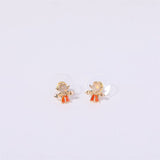 HALLOWEEN DEVIL SPIDER WITCH BAT HEART EARRINGS_CWAJE5085