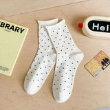 NEW AUTUMN LOVE BREATHABLE MIDDLE TUBE SOCKS_CWMS0919