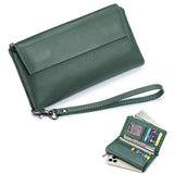 FASHIONABLE AND VERSATILE SOFT LEATHER LONG WALLET_CWAB3796