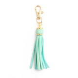 LEATHER FRINGE KEYCHAIN PU TASSEL BAG CHARM_CWAB5008
