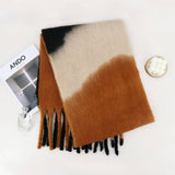 THICK GRADIENT MOHAIR SCARF STYLISH WINTER WRAP_CWASC1112