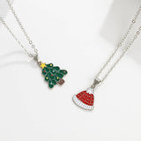 Christmas Cartoon Pendant Necklace_Cwaje2156