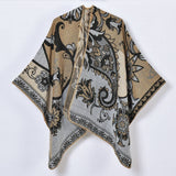 Vintage Cashew Pattern Cardigan Shawl_Cwasc0950