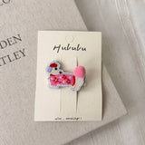 Cute Cartoon Dachshund Hair Clip Girls_Cwaha07818