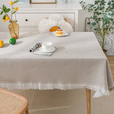 White Round Tablecloth For Desk Or Decor_Cwmm9635