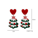 CHRISTMAS CARTOON SWEET DESIGN EARRINGS_CWAJE1837