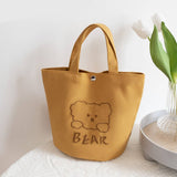 STUDENT LUNCH BAG EMBROIDERED CANVAS_CWAB5601
