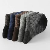 5 PAIRS OF CASUAL SIMPLE THICK WARM COTTON SOCKS_CWMS0687