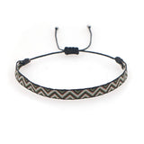 ETHNIC STYLE NYLON RIBBON RETRO HANDMADE BRACELET_CWMM3870