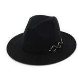 FASHIONABLE ADJUSTABLE WIDE BRIM JAZZ HAT_CWAH2114