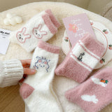 Winter Mid-Calf Socks Thick Sleeping Socks_Cwms0792