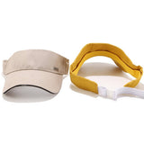 SPORT METAL LOGO VISOR HAT OUTDOOR SUNSHADE CAP_CWAH3297