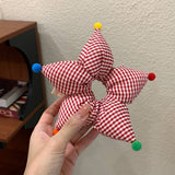 Star Scrunchie Bun Hair Tie Small Design_Cwaha07831
