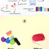 HANDMADE DIY DOLL CROCHET MATERIAL PACKAGE_CWMM0825