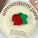 CREAMY STRAWBERRY ACETATE CLAW SWEET HAIR CLIP_CWAHA5899