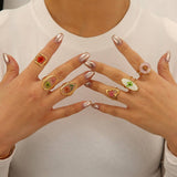 OPEN ADJUSTABLE STEEL RING WITH DRIED FLOWERS_CWMM8930