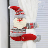 Cwmm1744_Christmas Cartoon Figure Curtain Buckle Curtain Tie